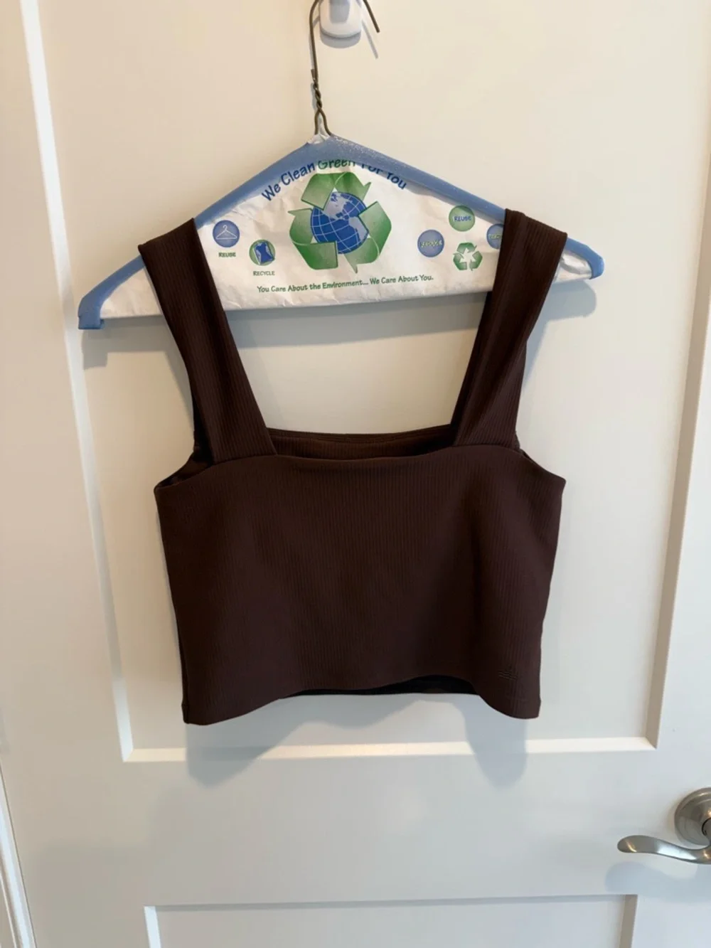 cloud form crop top - espresso brown - Picture 2 of 5